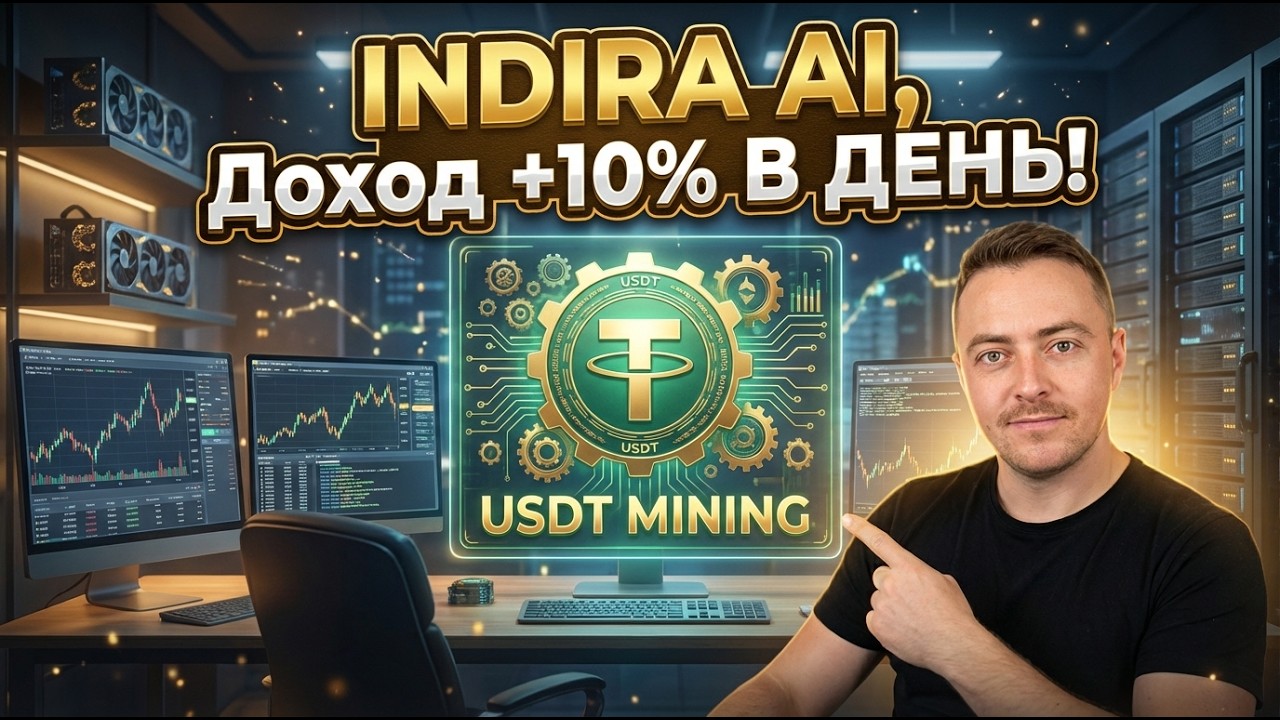 Пробую ЗАРАБОТАТЬ в проекте INDIRA AI! 😎 Как Заработать в Интернете с Вложением? USDT MINER