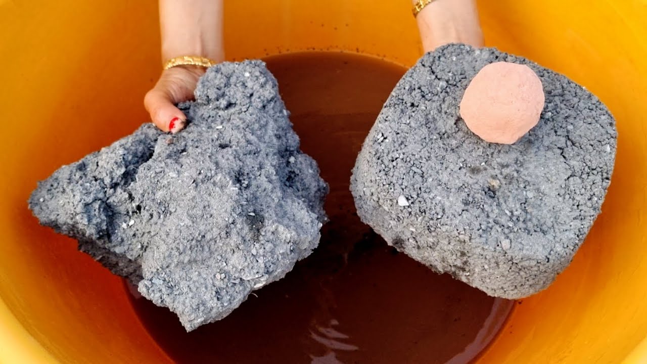 ASMR: New Video Pure Charcoal Crumbling in Water 🤤🤤 Mouthwatering Satisfying Relaxing asmr sounds