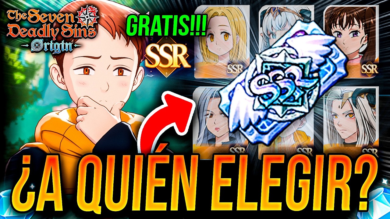 EL MEJOR PERSONAJE SSR GRATIS PARA ESCOGER!!! 💎 NO COMETAS UN ERROR! 🙂 | Seven Deadly Sins: Origin