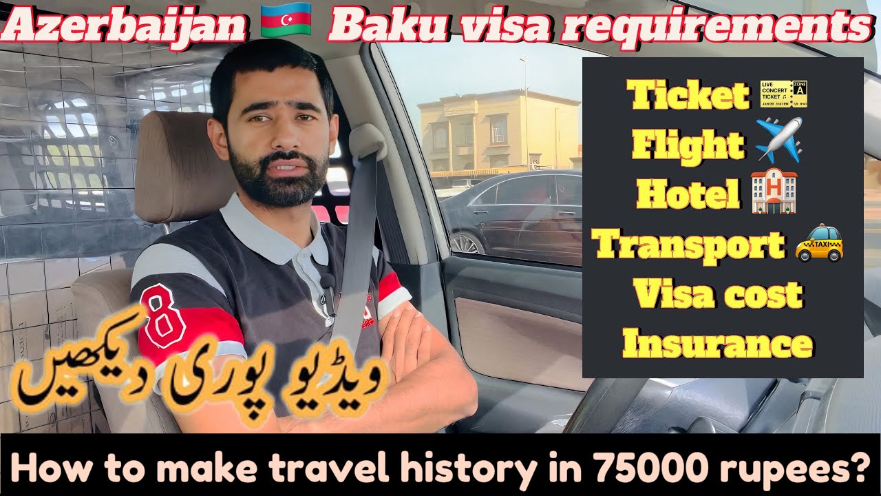 Azerbaijan 🇦🇿 E-Visa 2024 For Indians and Pakistani’s Visa Flight Food Hotel Transport