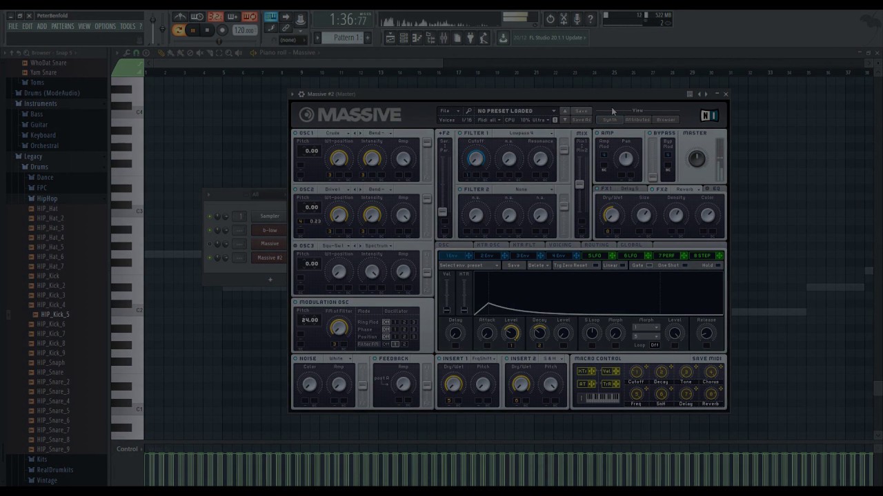 Massive Tutorial | Vintange Sounding Lead [Moog Inspired]