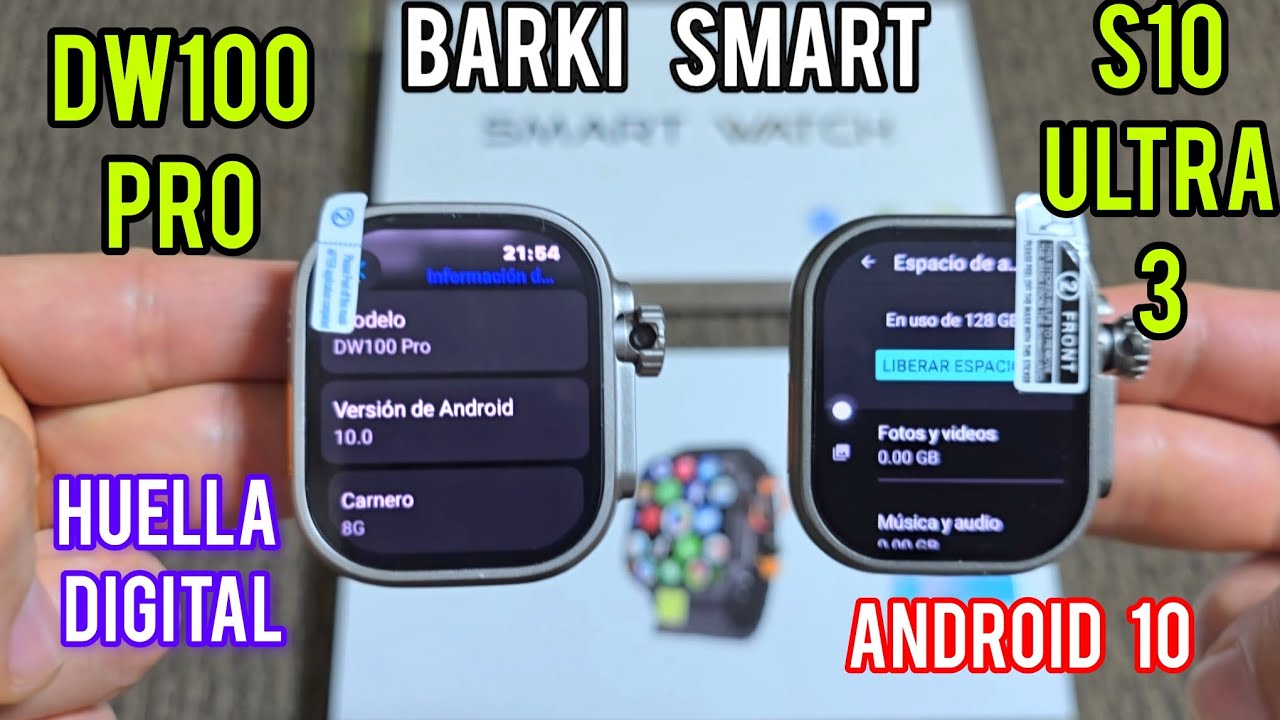 Comparación DW100 Pro  Vs  S10 Ultra 3