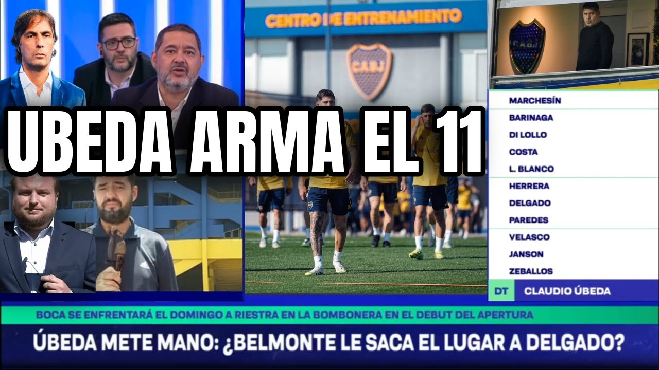 BOCA SIN 9 PARA EL DEBUT - Riquelme va por 4 Refuerzos para la Copa Libertadores