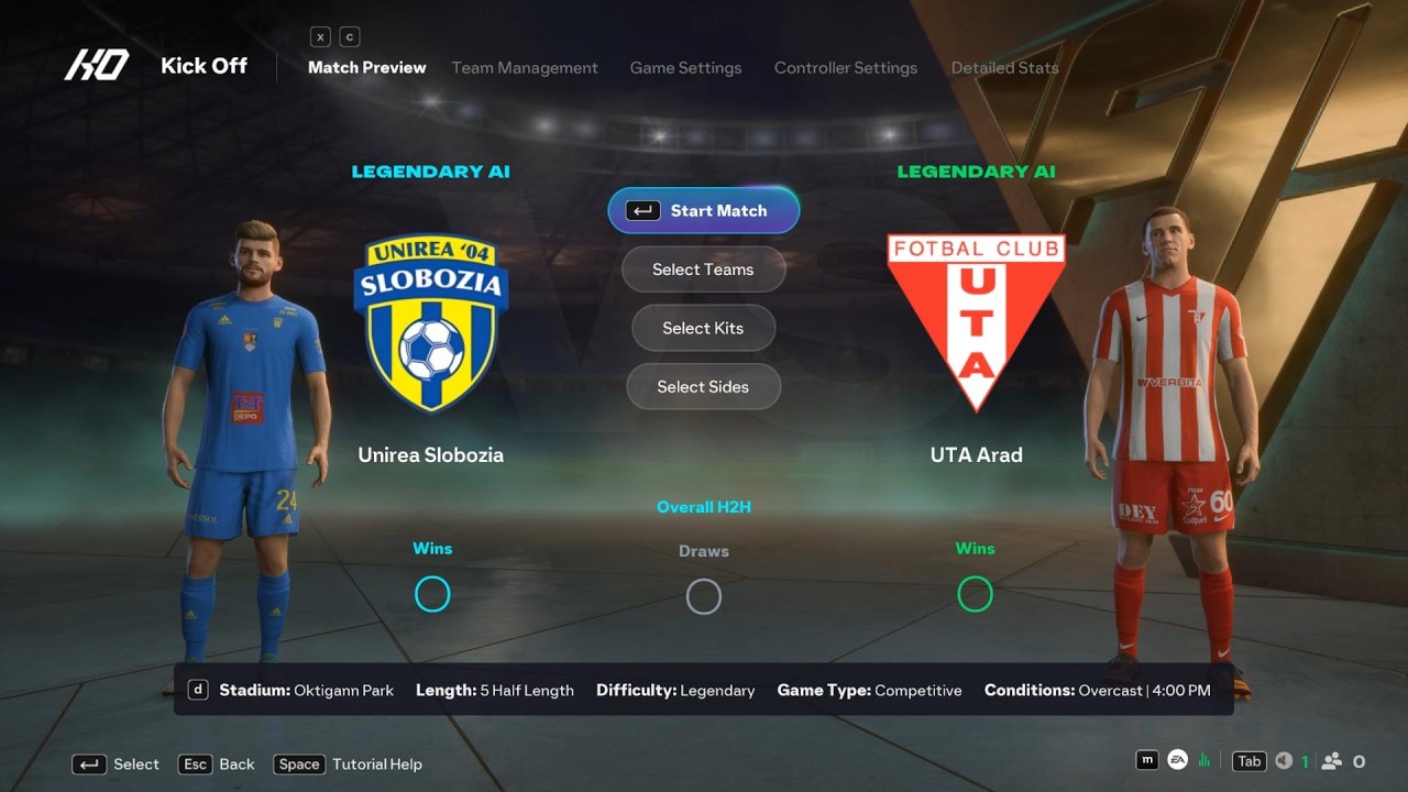 Unirea Slobozia vs UTA Arad | Superliga | EA FC 26 | Simulare