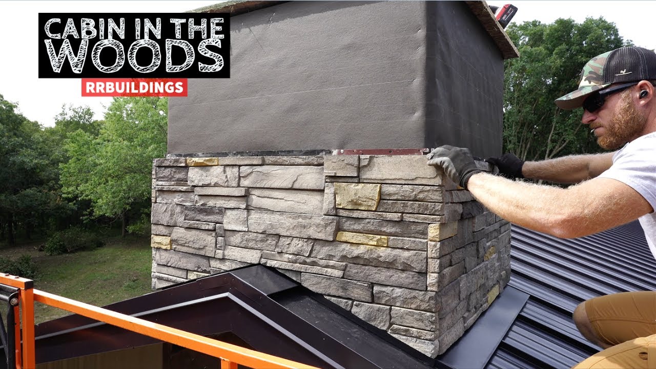 Cabin in The Woods: Finishing the Chimney  Versetta Stone