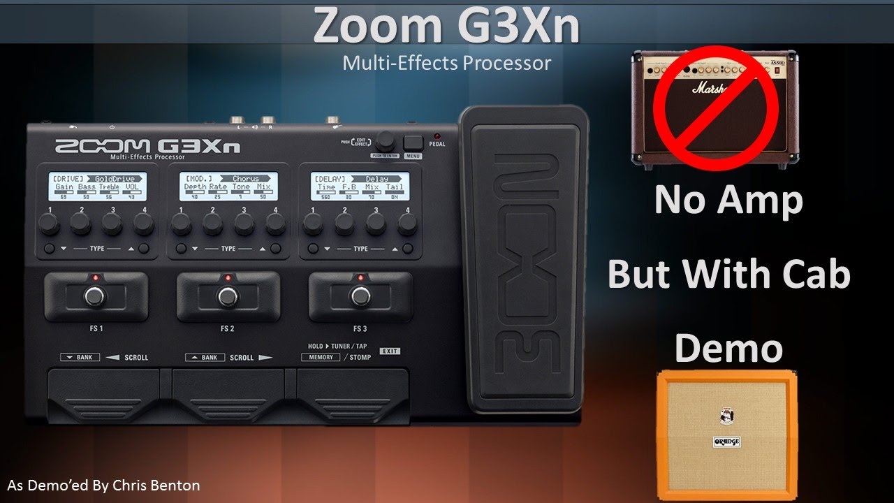 G3Xn - Can a patch have a cabinet but no amp model?