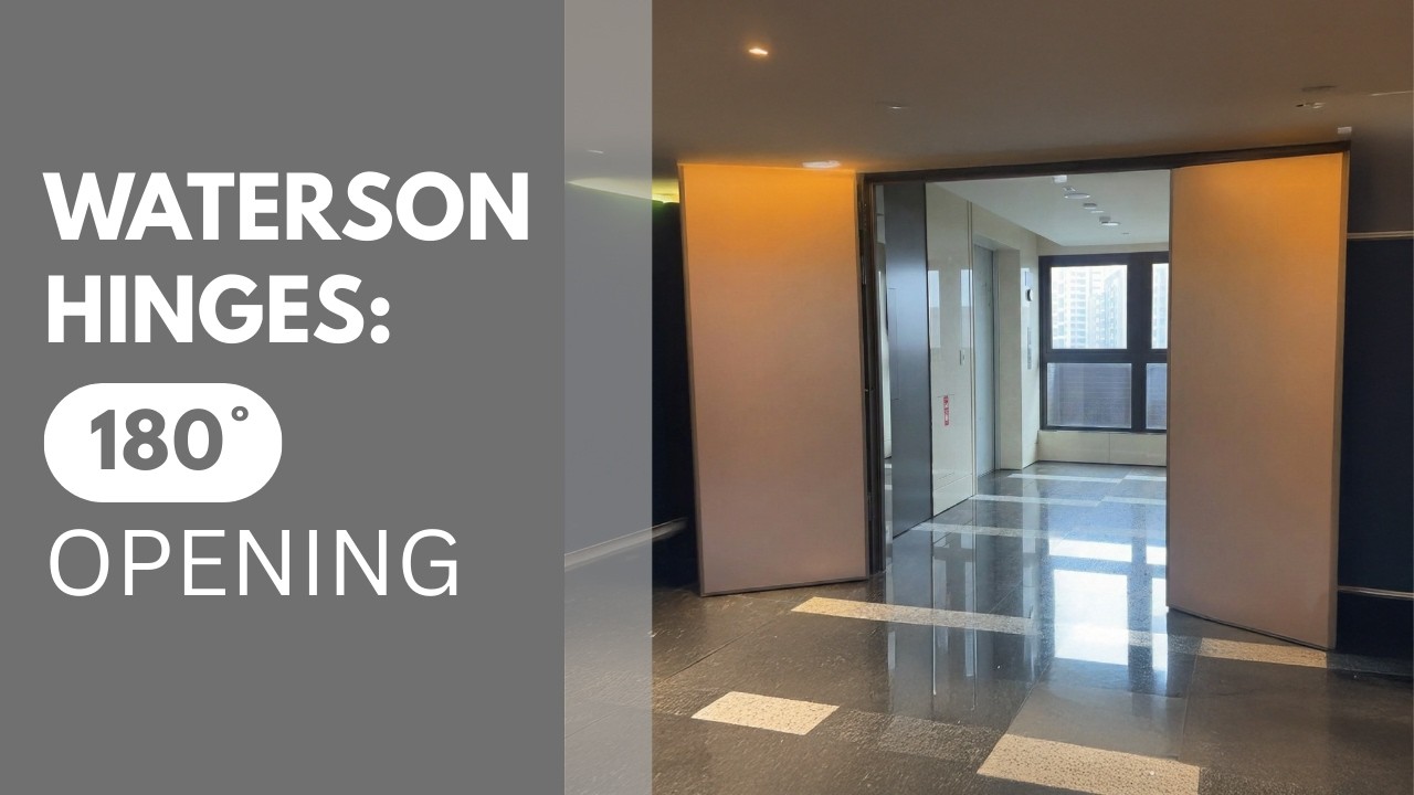How Waterson 180 Degree Door Hinges Perform at Full Opening