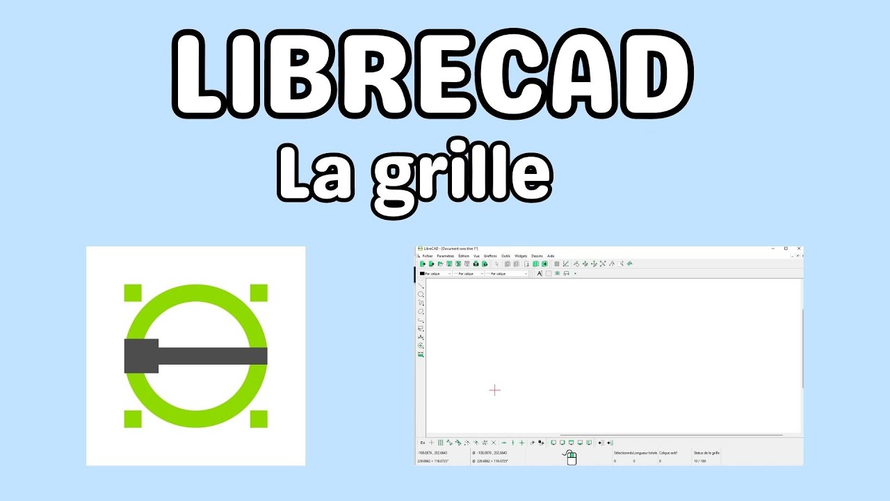 Librecad la grille
