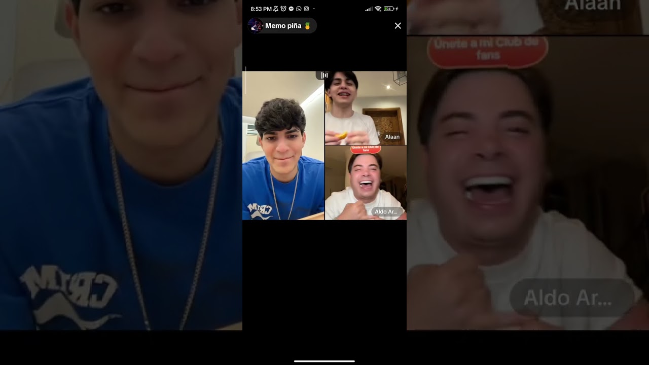Live nuevo Aldo Arturo, Memo piña y Alan Arrieta 