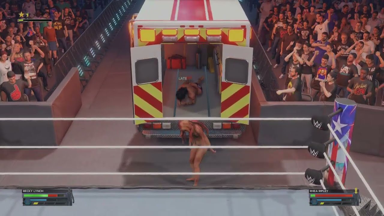 WWE 2K24_Ambulance Bikini match