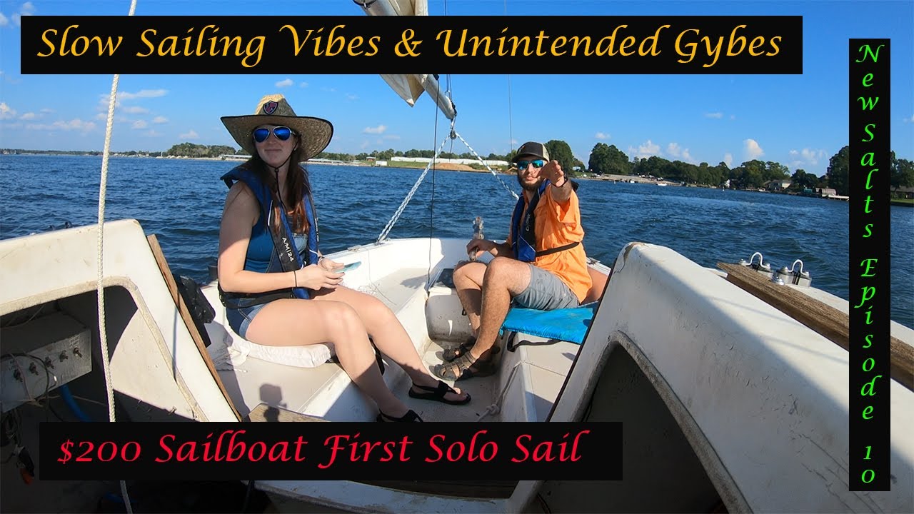 Her First time on the Trailer Sailer - Slow Sailing Vibes and Unintended Gybes - Episode 10