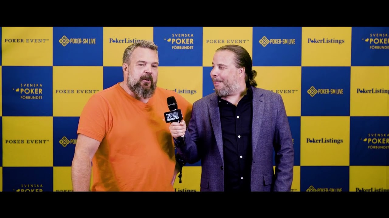 Poker-SM Live 2022 - Intervju med Niklas Borg