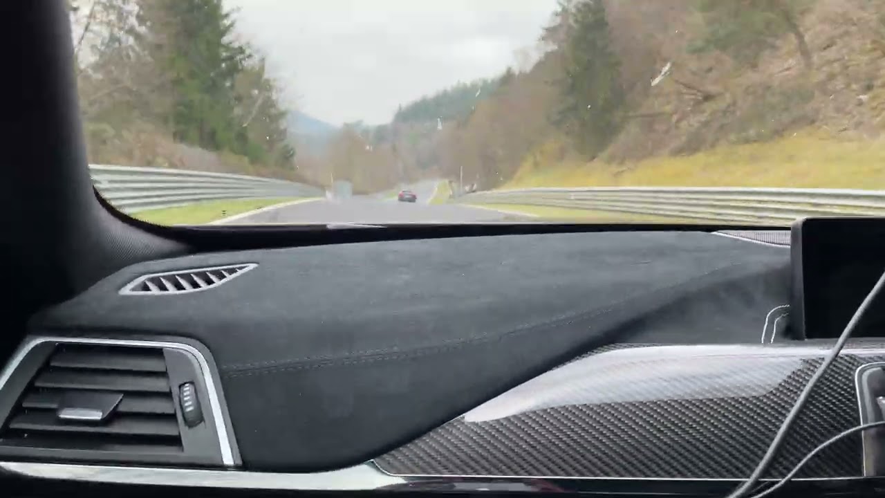  Nurburgring as a passenger flat out in a m4 team schirmer with someone I know. Take me back 👌