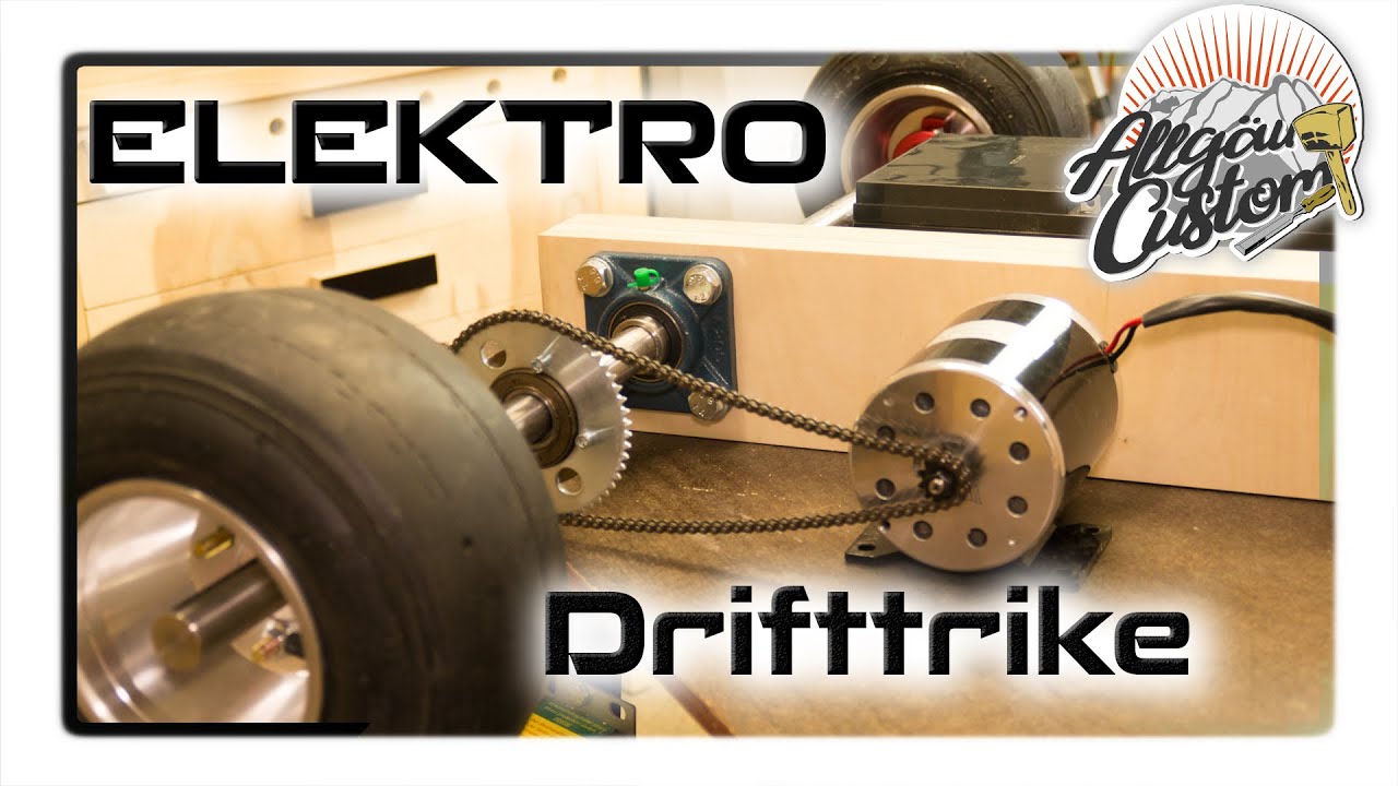 Elektro Drift Trike mit Holzrahmen selber bauen. Teil 1