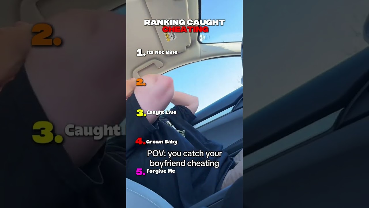 Ranking Caught Cheating Moments 2 #ranking #tiktok