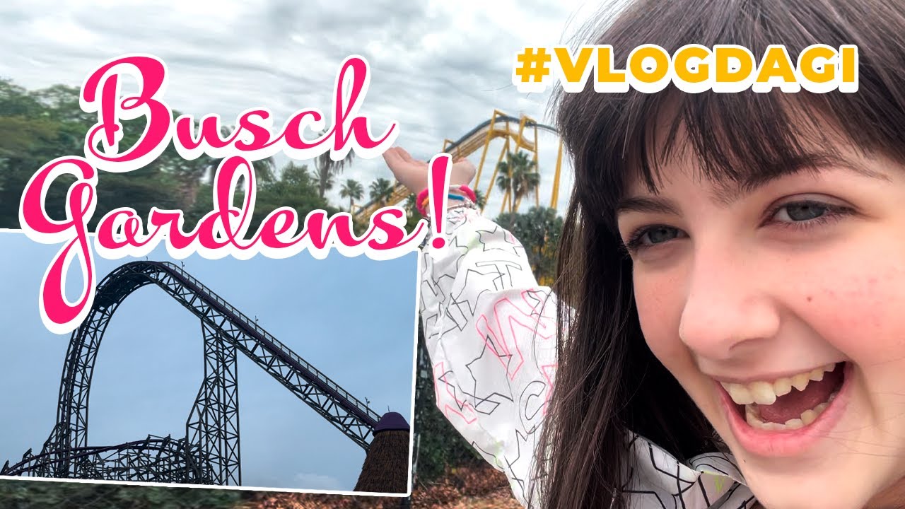 GIOVANNA ALPARONE VAI AO BUSH GARDEN E SE DIVERTE NA MONTANHA RUSSA #VLOGDAGI