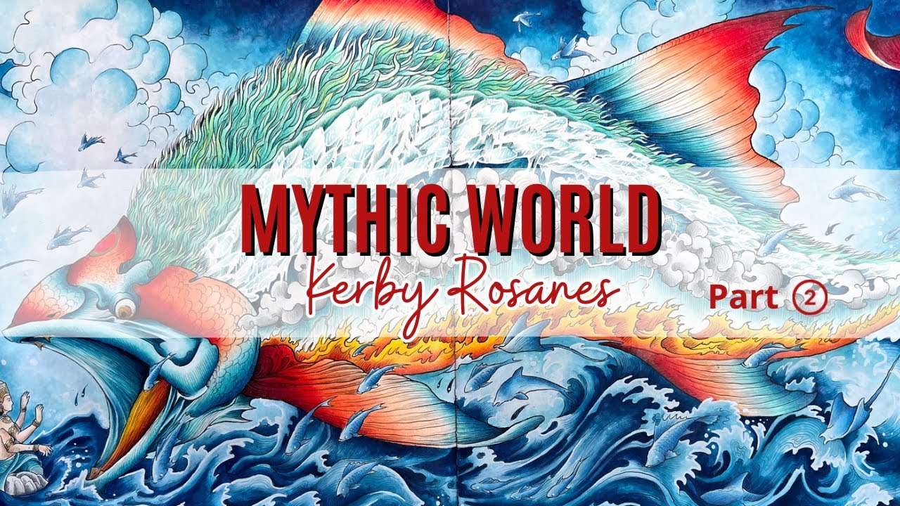 Colour Along | Mythic World by Kerby Rosanes | Rainbow Fish | Part 2