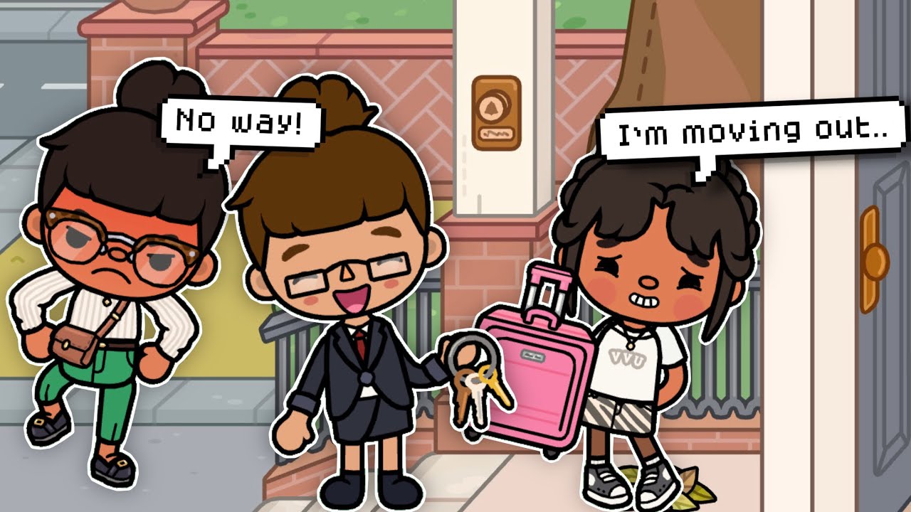 🧳 ВЫЕЗЖАЕМ! 📦🥺|| Мир жизни Toca boca 🌍 РОЛЕВАЯ ИГРА *с голосом* 🗣️