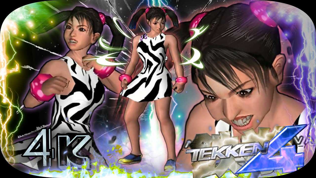 Zebra & Blue Shoe Xiaoyu The Cyborg Tekken 4 Remastered UHD 4K 60 FPS 