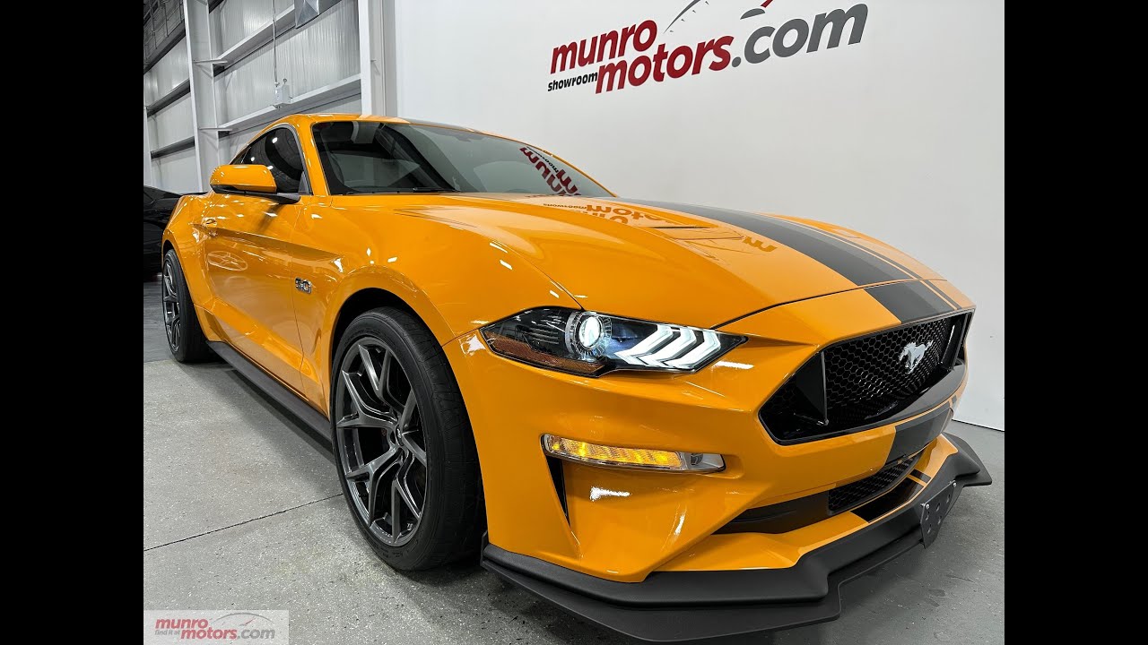 2019 SOLDSOLDSOLD Ford Mustang Premium GT PP2 6 SpdMan MagRide Act Exh Orange FuryMetallic 6300kms!