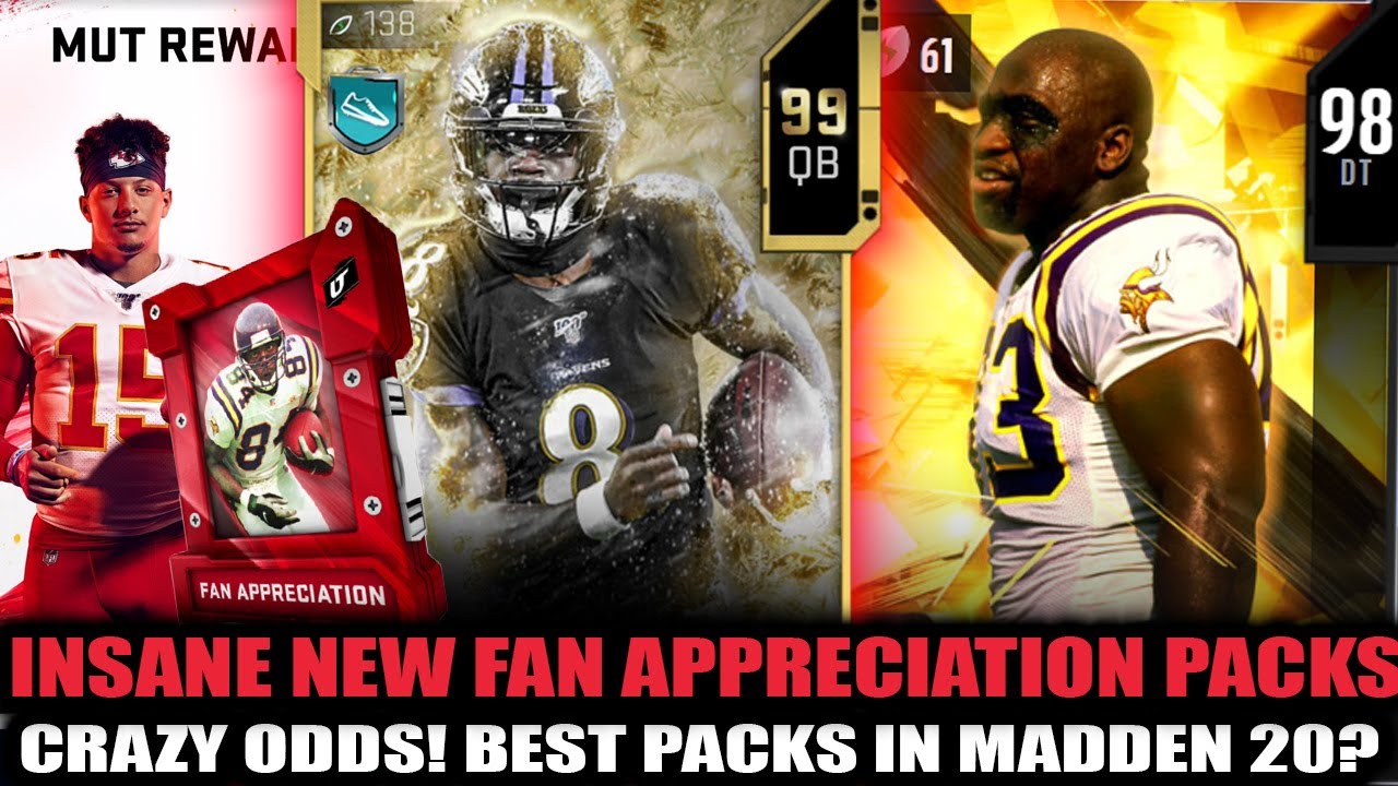 INSANE NEW FAN APPRECIATION 2 PACKS! BEST PACKS ODDS! MASSIVE GOLDEN TICKET MARKET CRASH | MADDEN 20