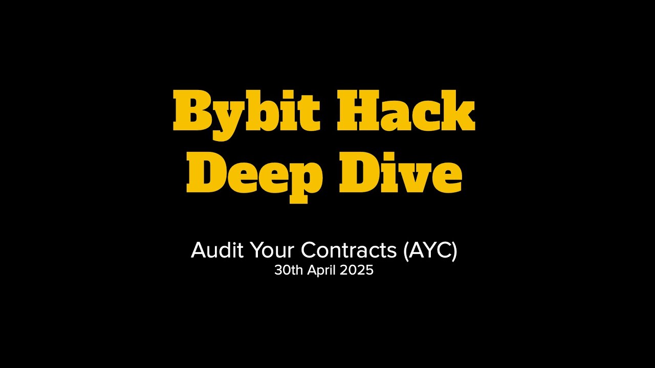 ByBit Hack Deep Dive