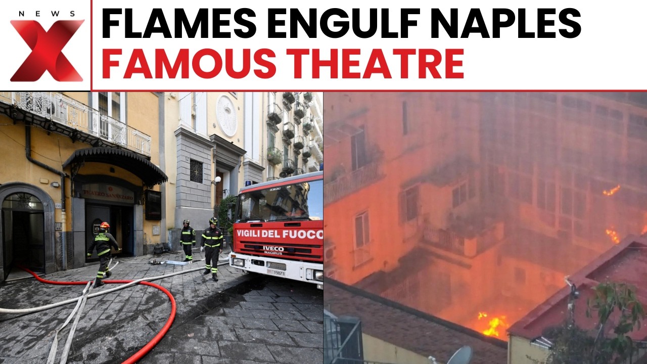 Devastating Fire Destroys Historic Naples Theatre, Landmark Lost Forever | NewsX