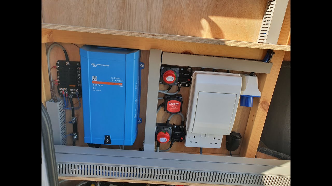 Peugeot Expert van conversion / campervan build. Electrical install.
