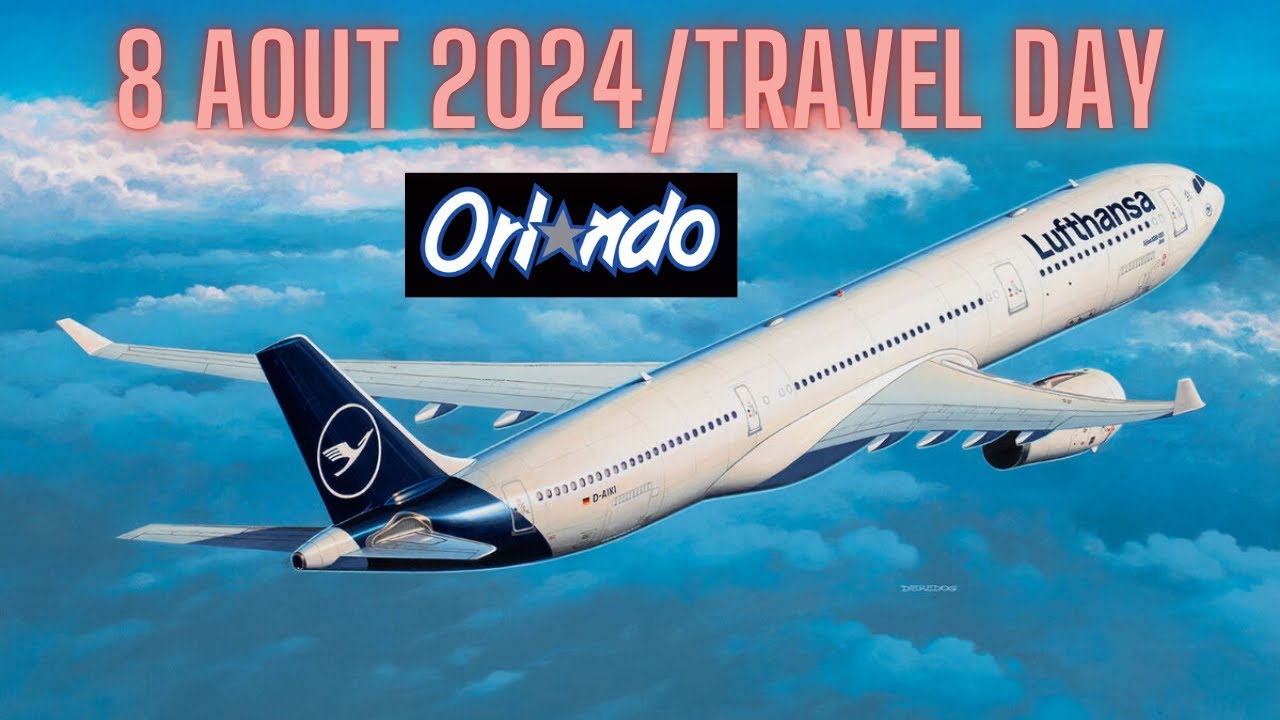 Vlog Voyage Orlando ( VF ) Jour 0 Travel Day ( Famille Belge en Floride)