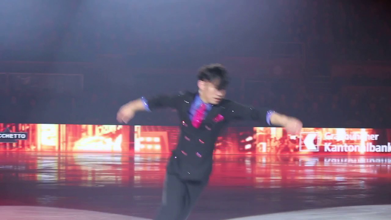 Daisuke Takahashi Caravan AOI in Davos Feb 10 2017