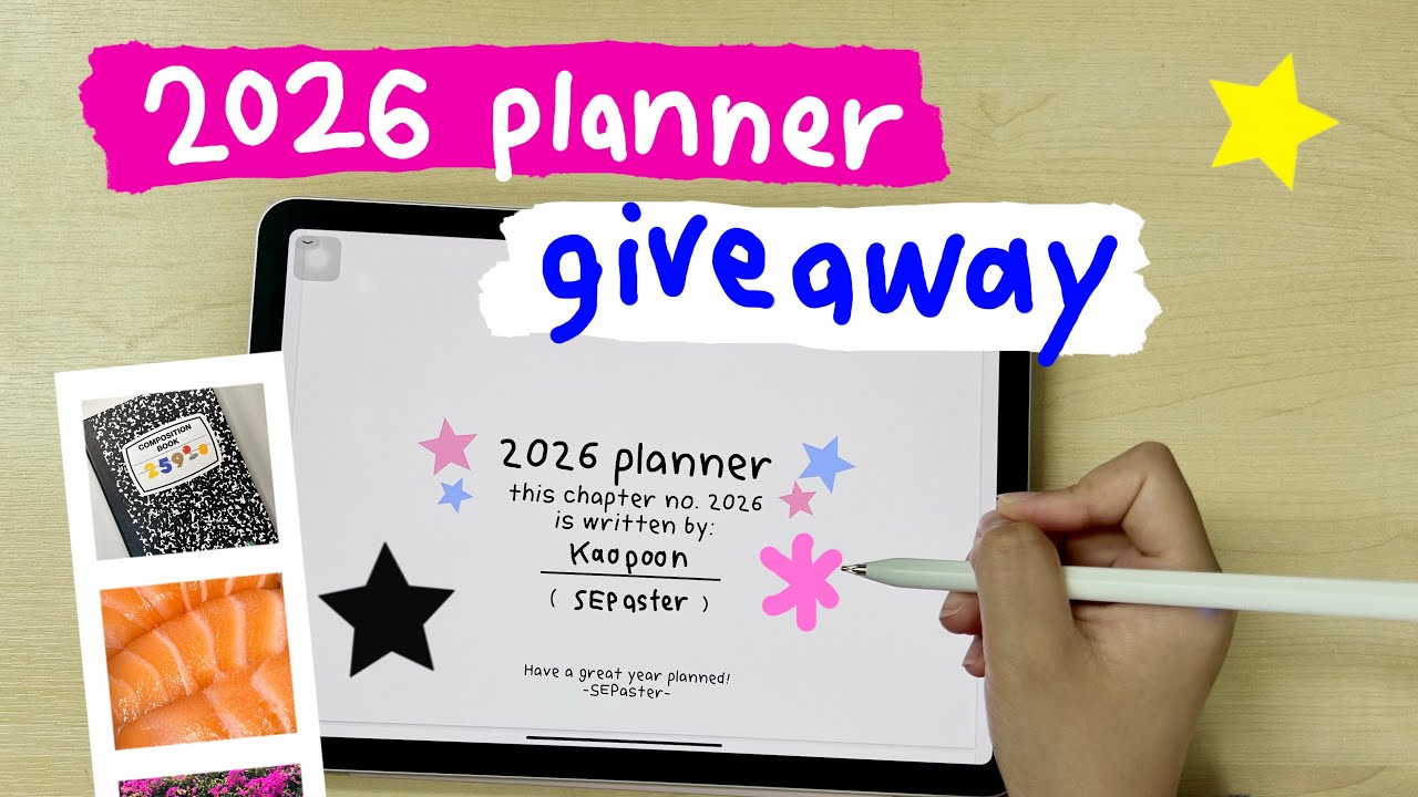 2026 planner (free PDF giveaway) | แจกไฟล์แพลนเนอร์ปี 2026