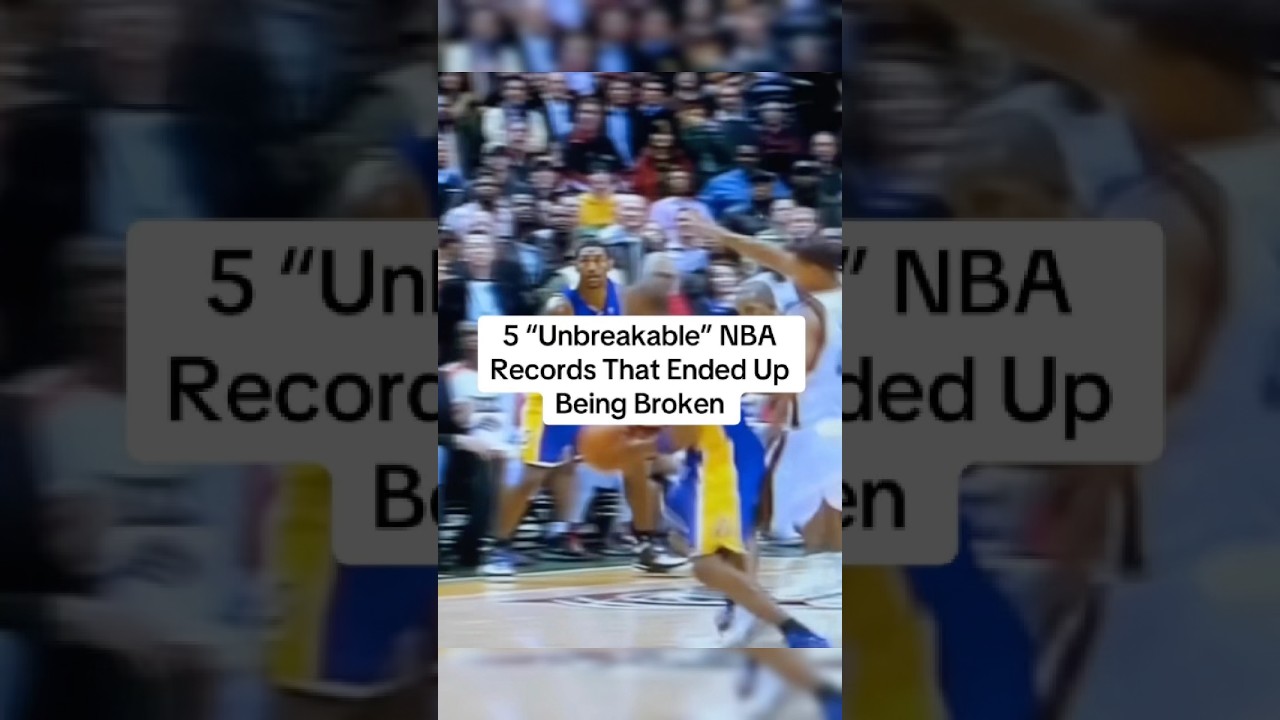 5 &ldquo;Unbreakable&rdquo; NBA Records That Ended Up Being Broken #nba #basketball #sports #usa #foryou