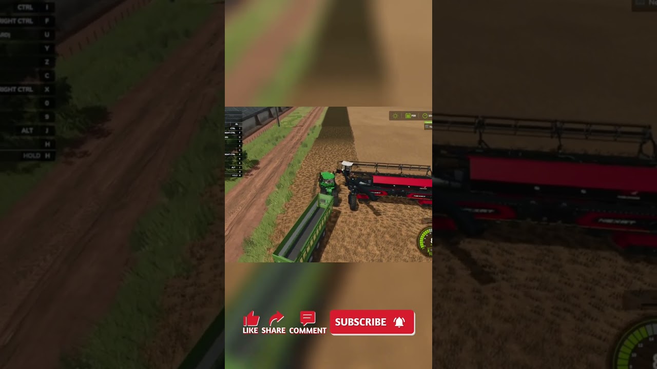 Massive Machines Harvest Canola: Satisfying Tractor & Combine Action! 