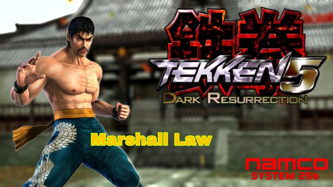 Tekken 5 Dark Resurrection Marshall Law arcade gameplay Namco System 256