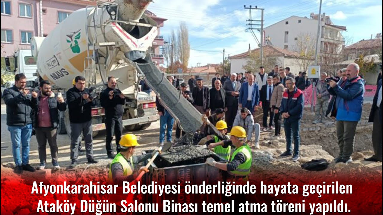 Ataköy’de Düğün Salonu temeli atıldı