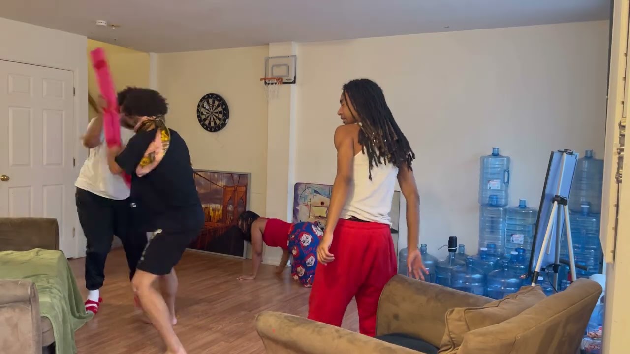 So glad it’s pool noodles instead of a belt 