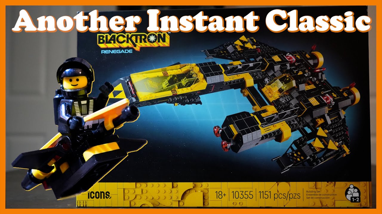 Is This A Contender for Best Lego Set of the Year?: 10355 Lego Blacktron Renegade Set Review!