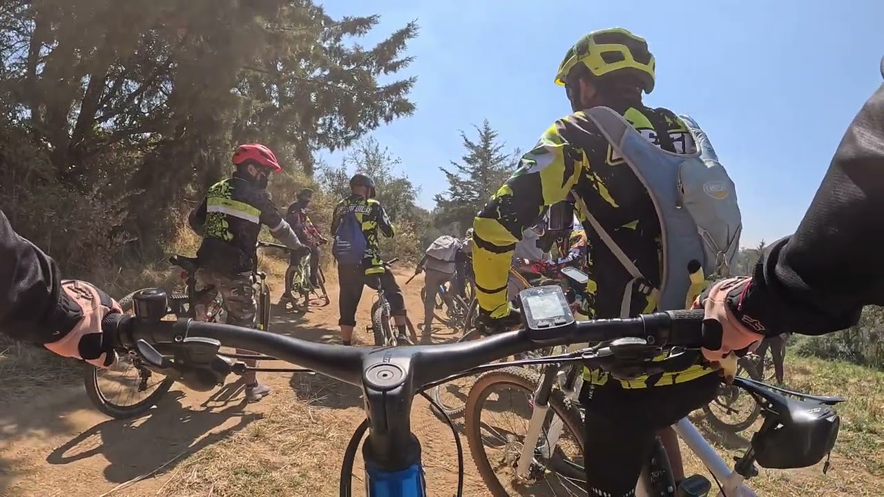 Cebadal punto de reunion ciclista en texcoco.