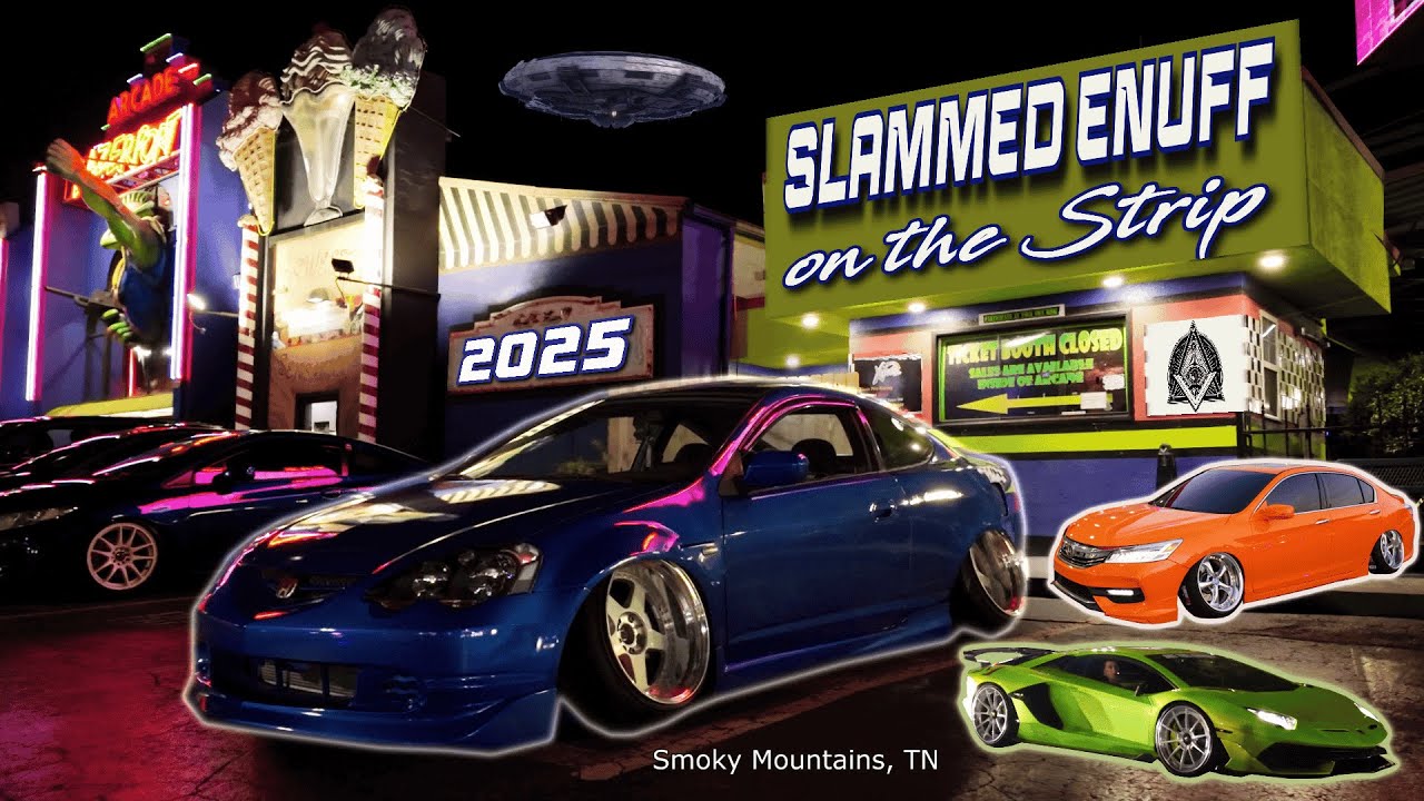 Slammed Enuff 2025 Car Show – Stance Cars Take Over Pigeon Forge, TN! (Gat Weekend Highlights)