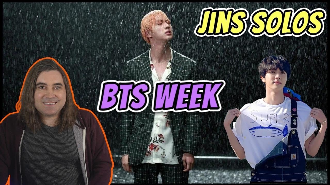 BTS WEEK: Reacting to JIN's solos! 