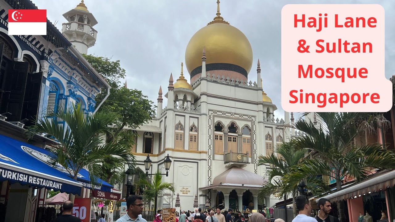 Exploring vibrant Haji Lane, Arab Street and the beautiful Sultan Mosque in Singapore