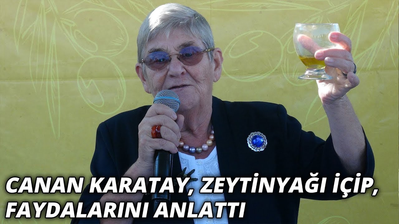 Canan Karatay, zeytinyağı içip, faydalarını anlattı