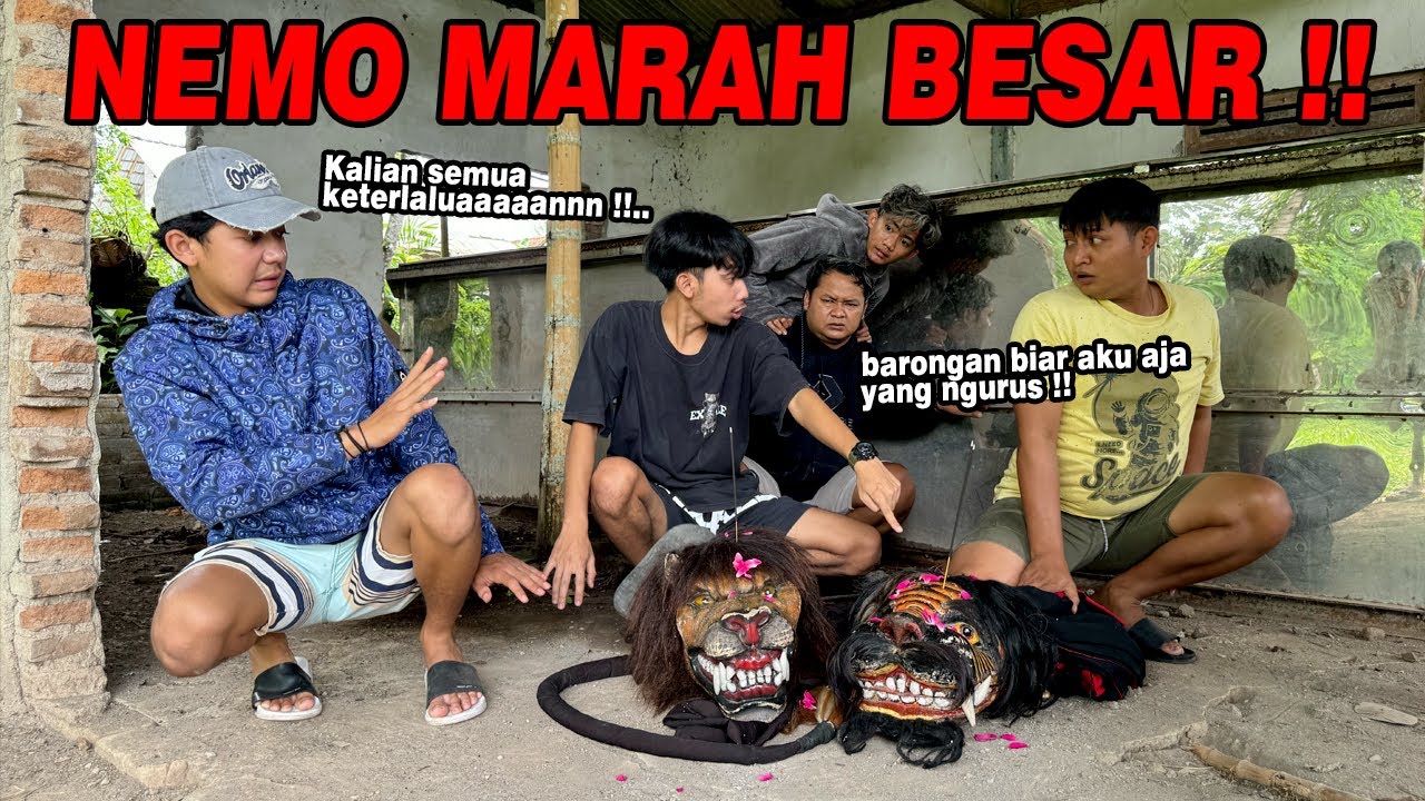 Nemo sudah gak tahan lagi !! TERNYATA BARONGAN GAK PERNAH DIURUS SELAMA INI