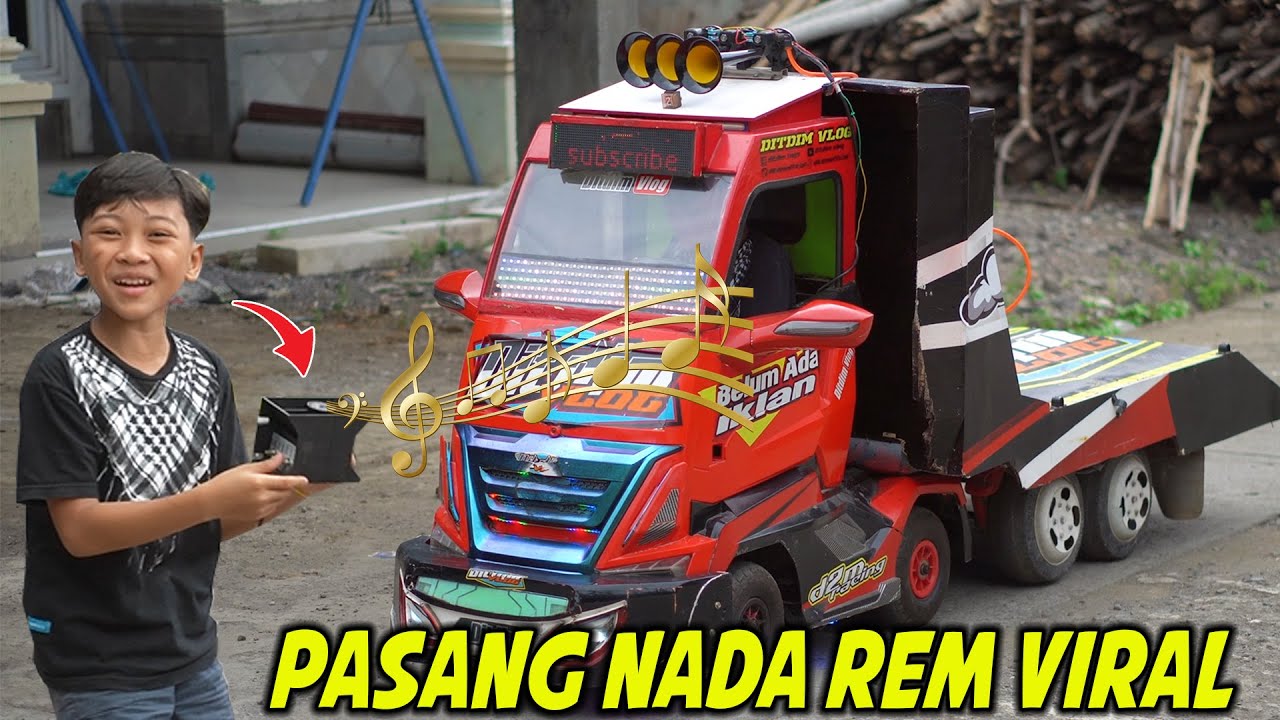 PASANG SUARA REM VIRAL!! DIMAS SAMBIL COBA TELOLET 3 CORONG ANDALANNYA..