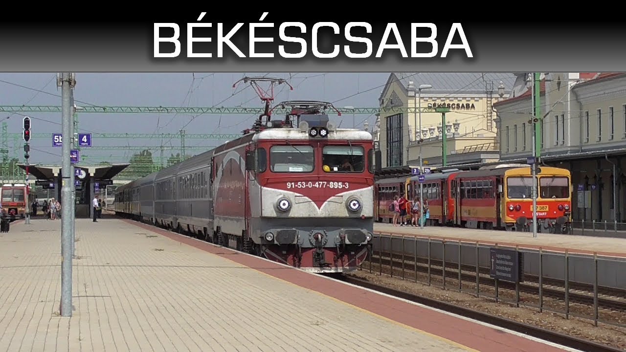 Vonatok Békéscsabán / Trains in Békéscsaba