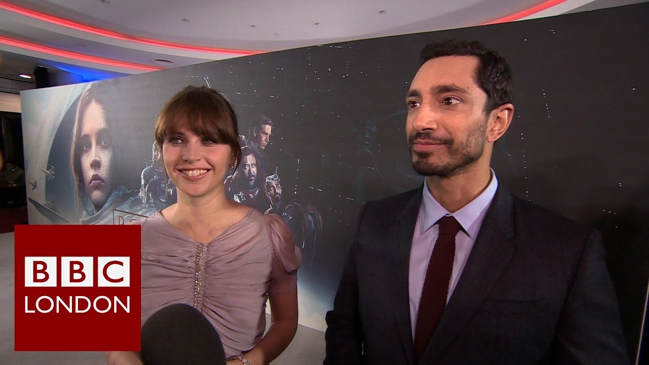 Riz Ahmed and Felicity Jones interview for Rogue One: A Star Wars Story  – BBC London News