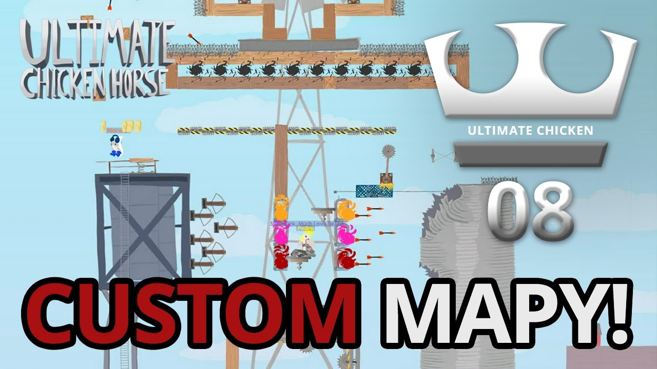 Jirka, GEJMR, Marwex a Pedro Hraje - Ultimate Chicken Horse 08