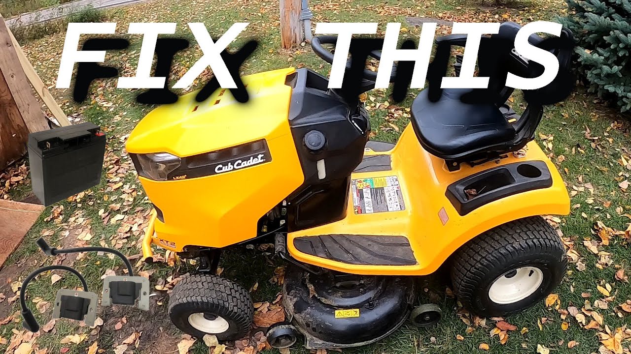 How to Diagnose and FIx Multiple Issues on Cub Cadet GT2 LX42. No start, Runs rough.