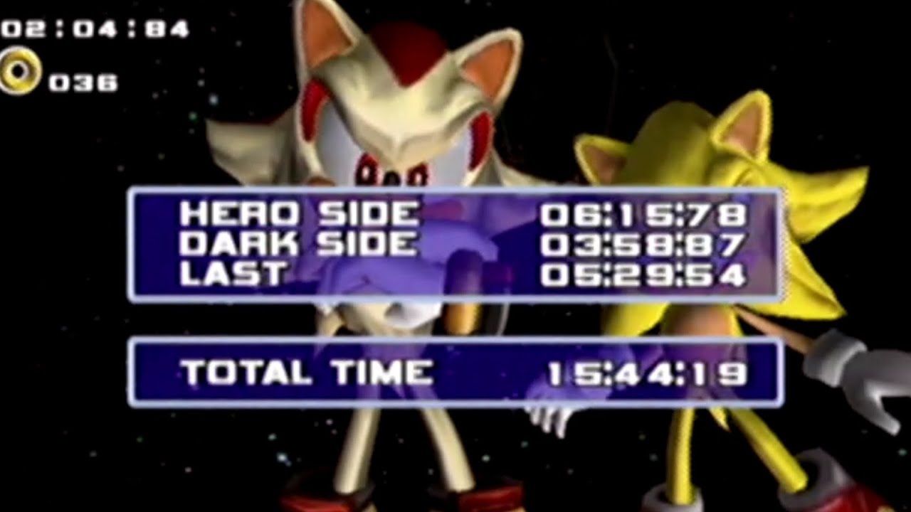 ソニックアドベンチャー2バトル ボス戦 ALL 15:44:19
