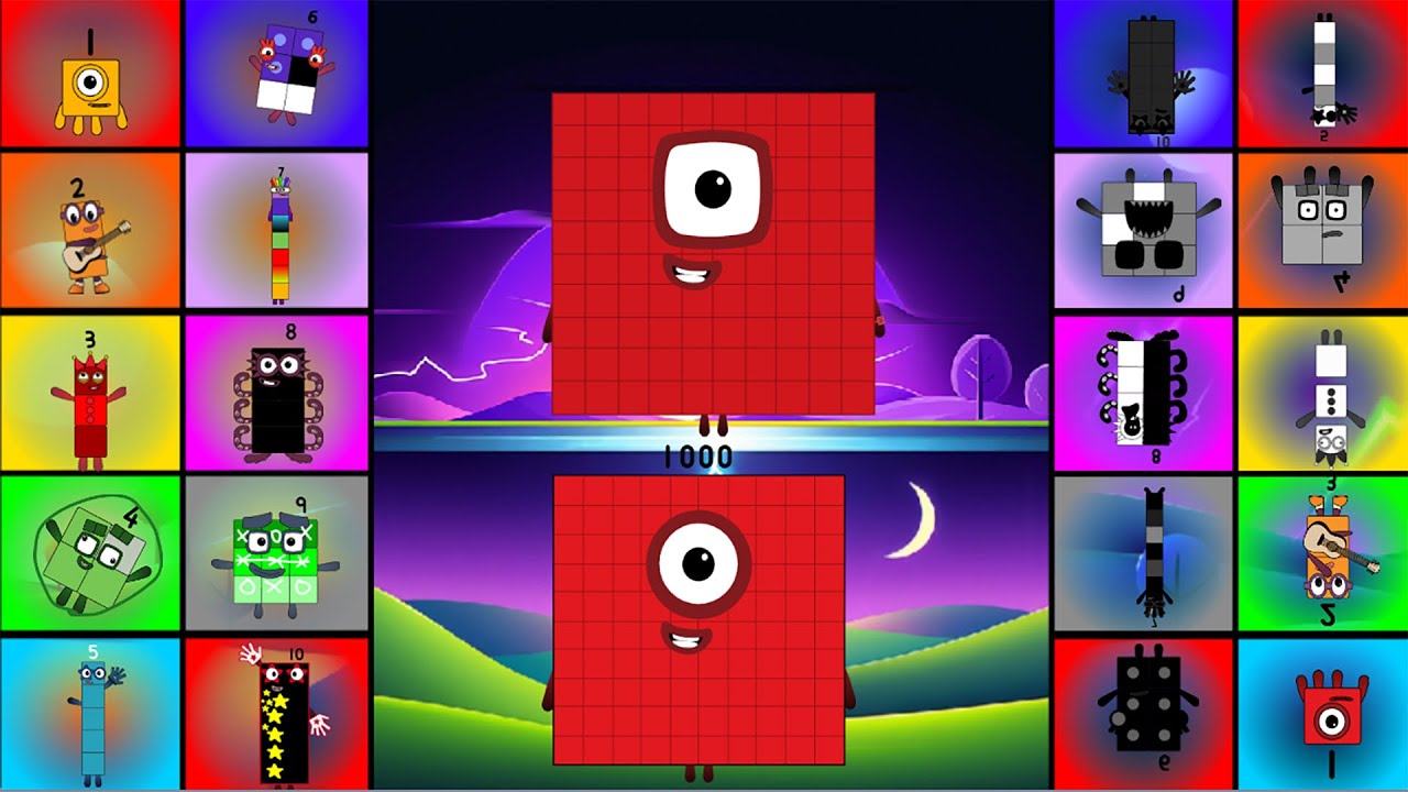 Numberblocks Band Remastered (1Dec - 10Dec) Vs (1K-10K) Vs (1-10) But Normal vs Uncanny